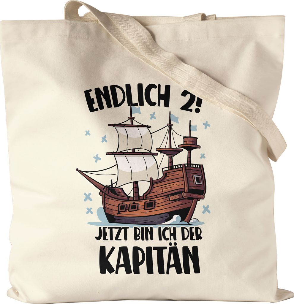 Geburtstag 2 Jahre Jutebeutel 2 Jahre 2. Geburtstag Pirat Piraten Motto