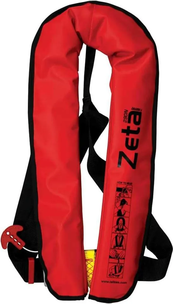 Gilet sauvetage automatique Zeta 290N : sécurité maximale et confort