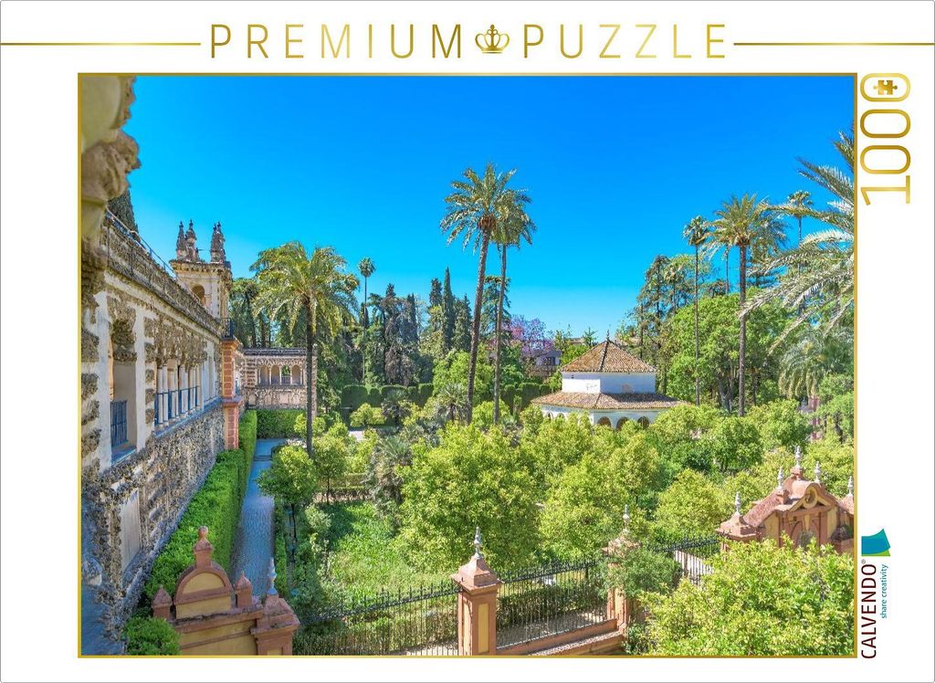 CALVENDO Puzzle Sevilla | 1000 Teile Lege-Größe 64x48cm Foto-Puzzle für glückliche Stunden