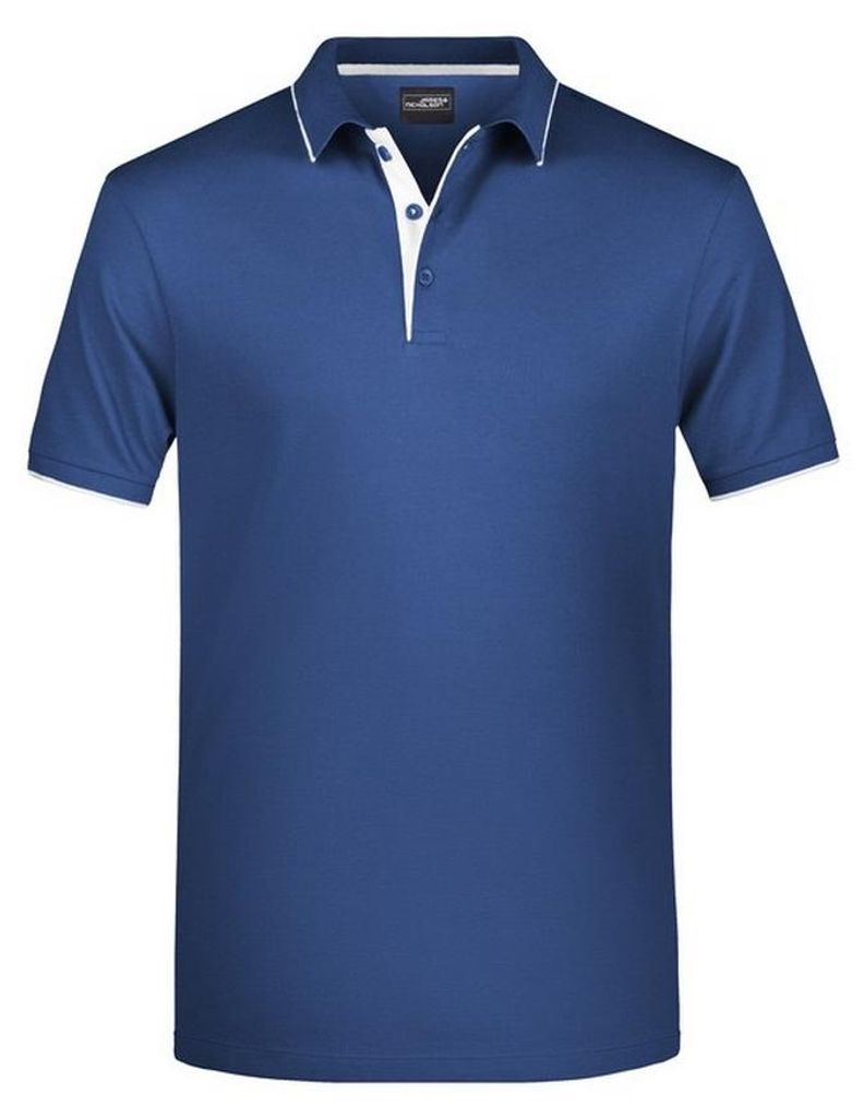 James and Nicholson - Poloshirt für Herren LT2705 (XXL) (Marineblau/Weiß)