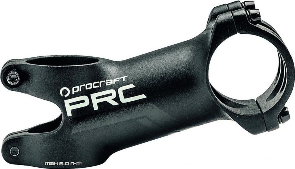 Procraft PRC ST2 Vorbau 17° / 70 mm 31,8 mm Schwarz matt - leichter Fahrradvo...