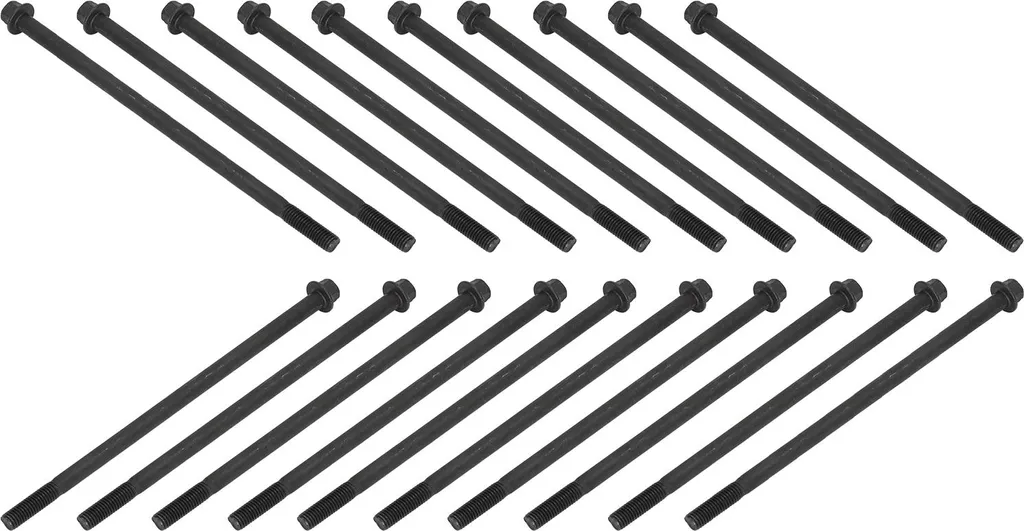 Boulon hexagonal à embase M8x180 mm en acier pour montage machine - 6