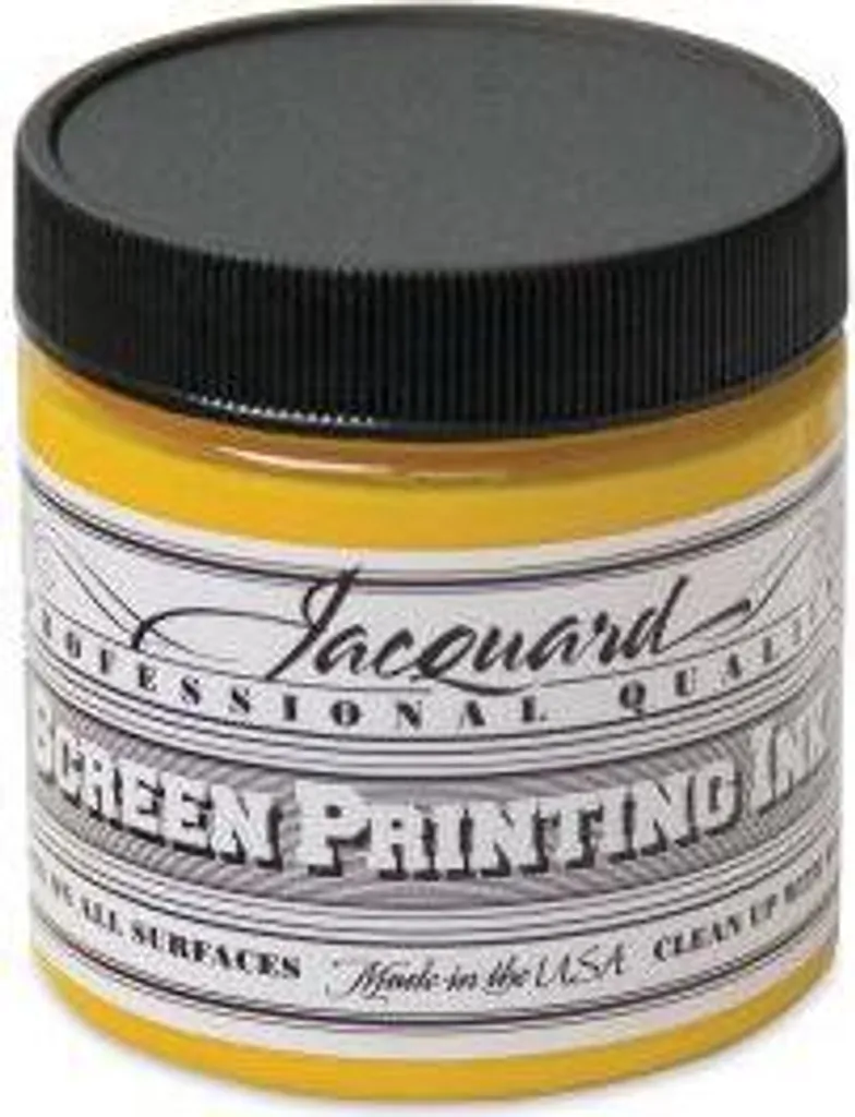 Encre sérigraphique pour personnaliser vos vêtements - Jacquard jaune
