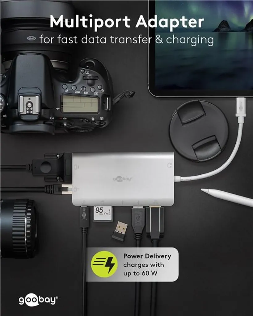 Adaptateur USB-C vers HDMI et USB Hub Multiport pour PC et MacBook - 7