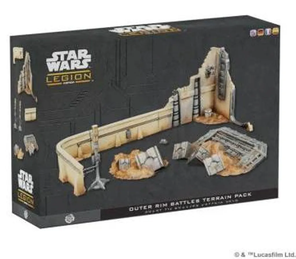 Extension Terrain Star Wars: Legion avec Décors Modulaires Plastique