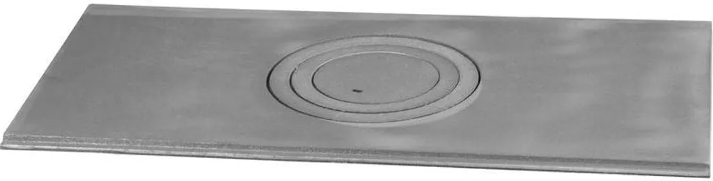 Plaque supérieure de cuisson 630x315 mm avec 1 trou pour cuisinière