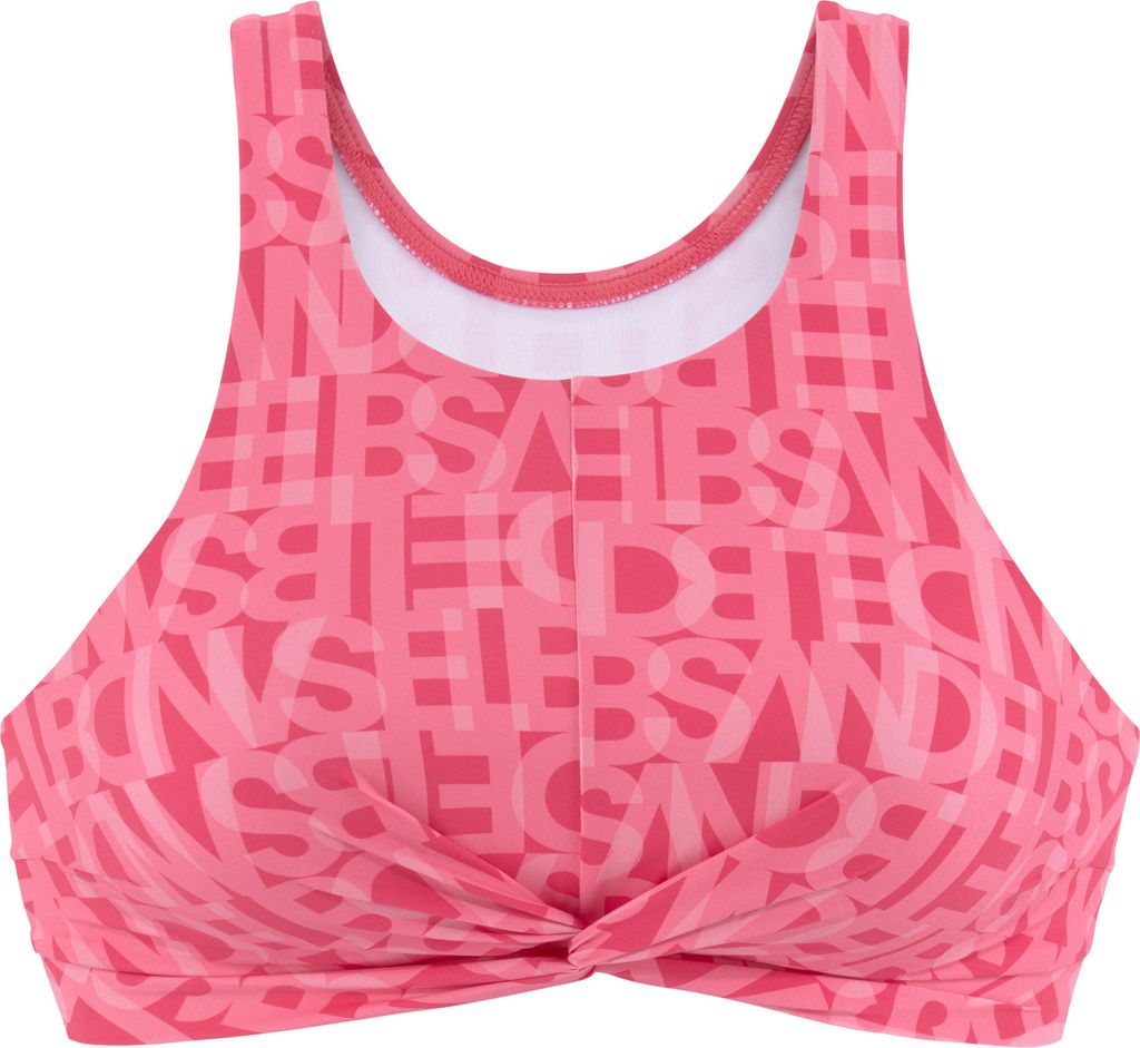 Elbsand Crop-Bikini-Top koralle Größe 38 Cup A/B