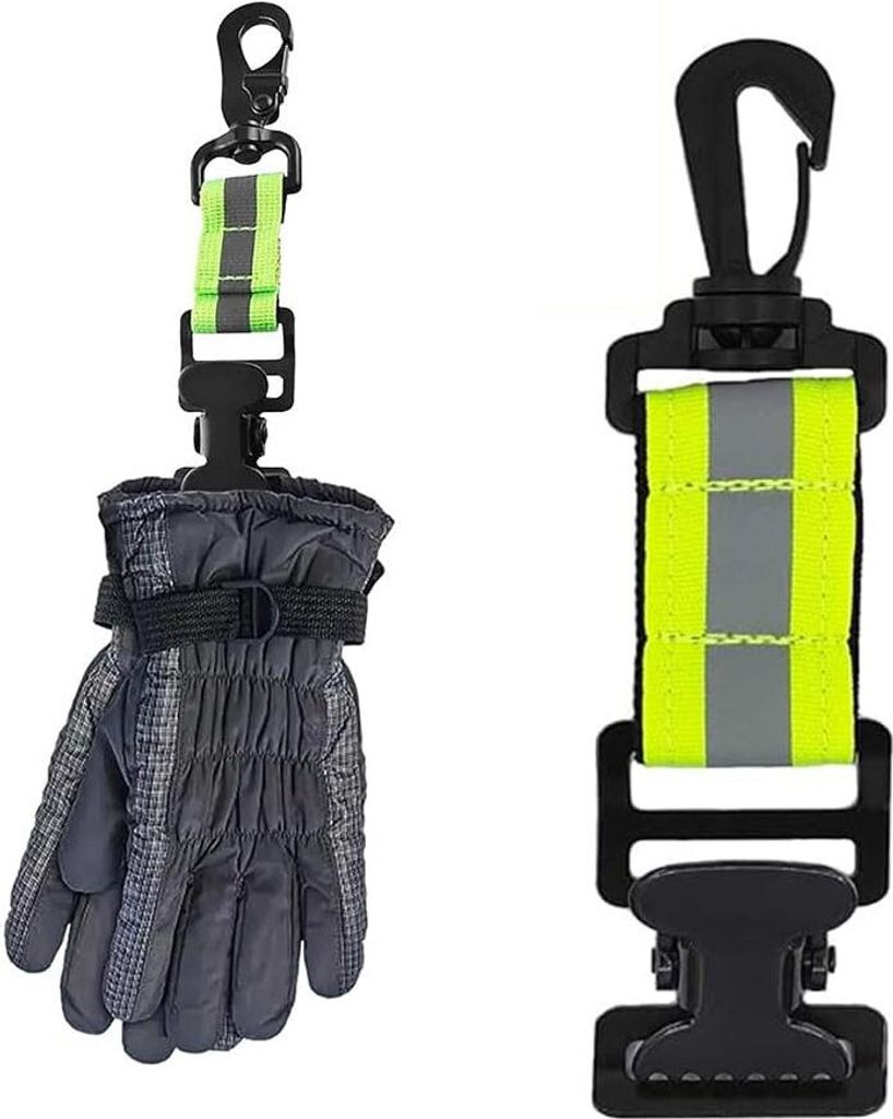 Feuerwehr Handschuhhalter, Reflektierende Streifen Handschuh Clip