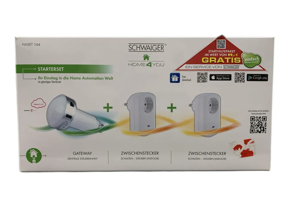 Économisez l'énergie avec le kit domotique Schwaiger HA101 et prises ZHS04