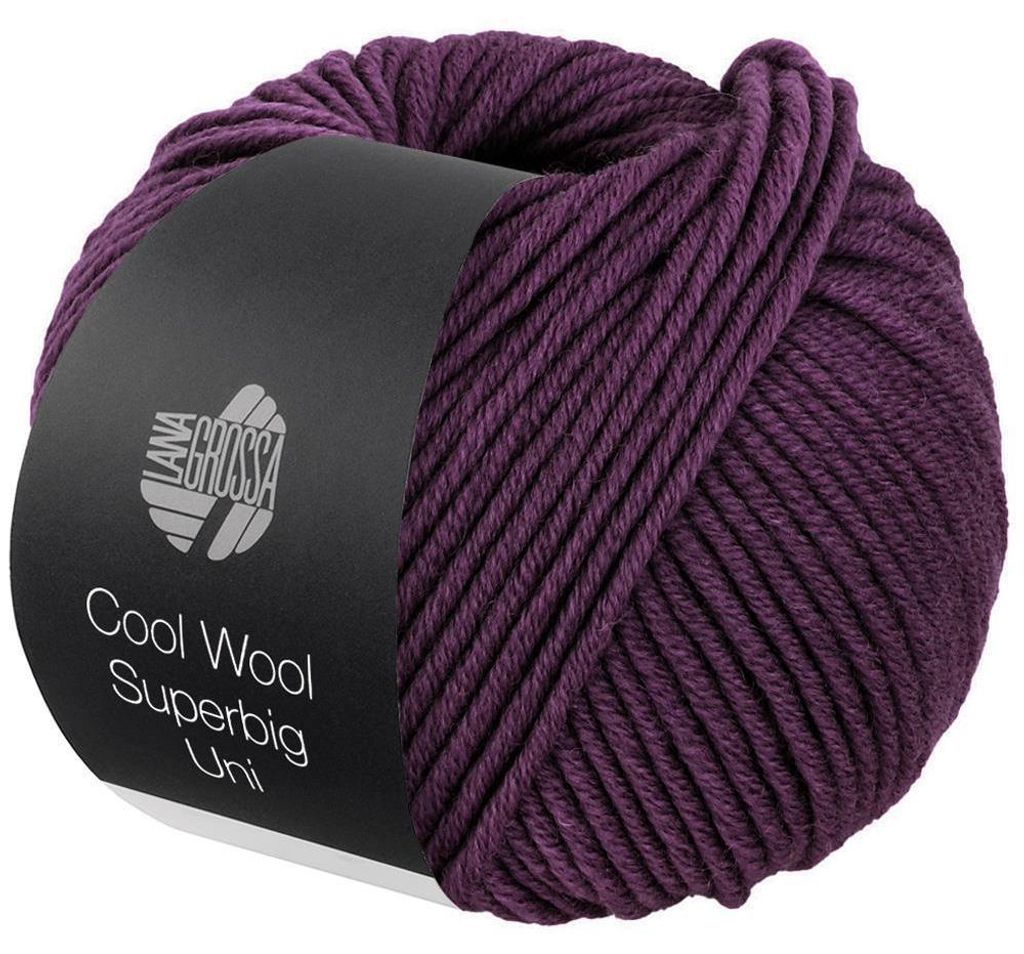 Lana Grossa - Cool Wool Superbig 0013 aubergine Produktbild 