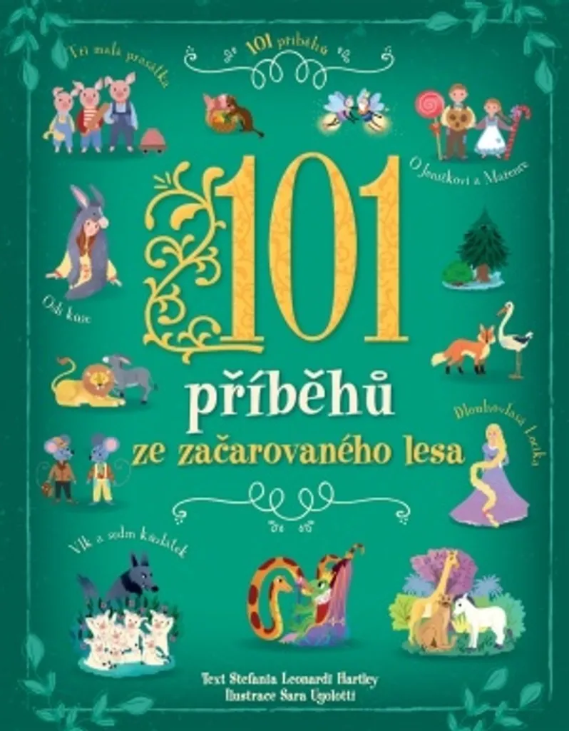 Livre de contes de fées 101 histoires de la forêt enchantée cartonné