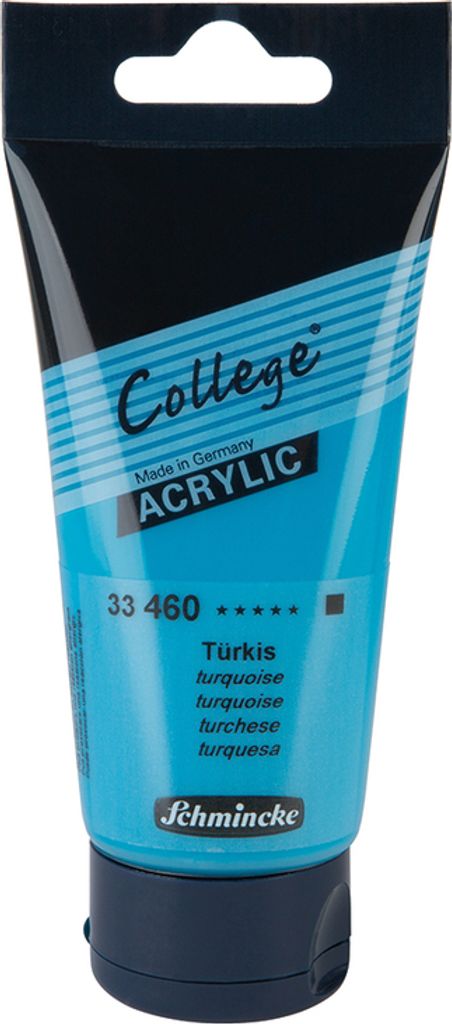 Schmincke 75ml College Acryl Tuerkis Acryl 33 460 013