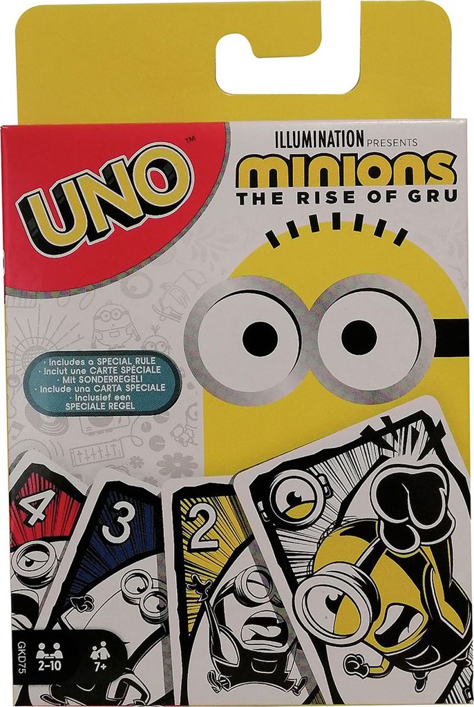 Mattel - UNO - Minions Kartenspiel Gesellschaftsspiel The Produktbild 
