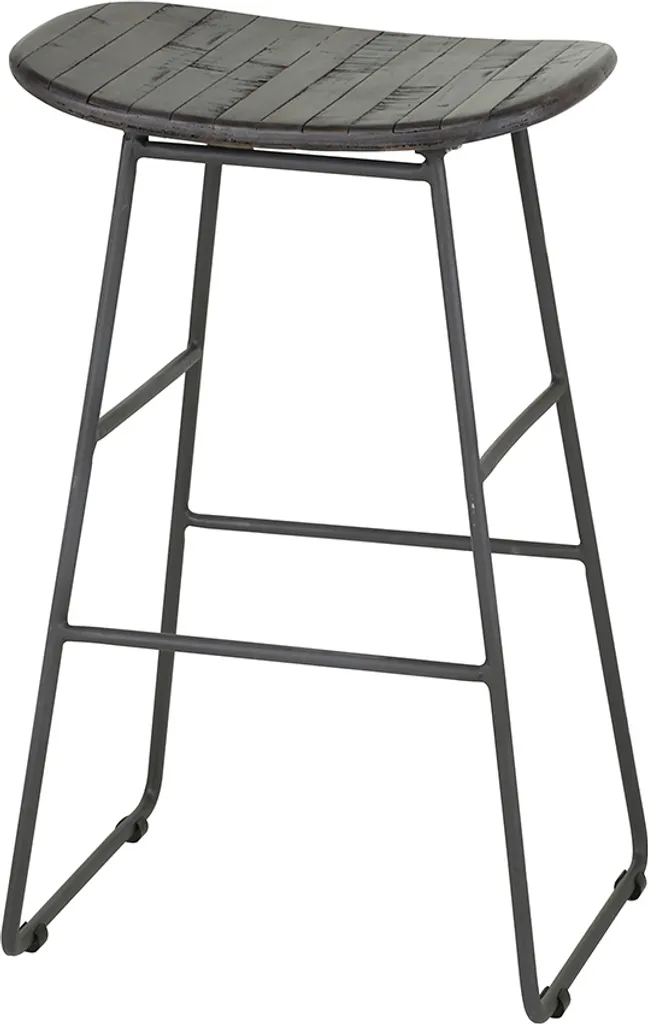Chaise de bar marron Dorota Zatalo - Tabouret haut pour îlot de cuisine