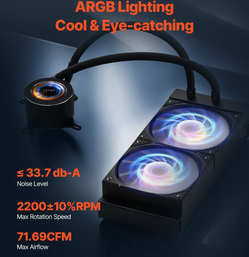 Refroidisseur Eau CPU 120mm : Dites Adieu à la Surchauffe de votre PC - 4
