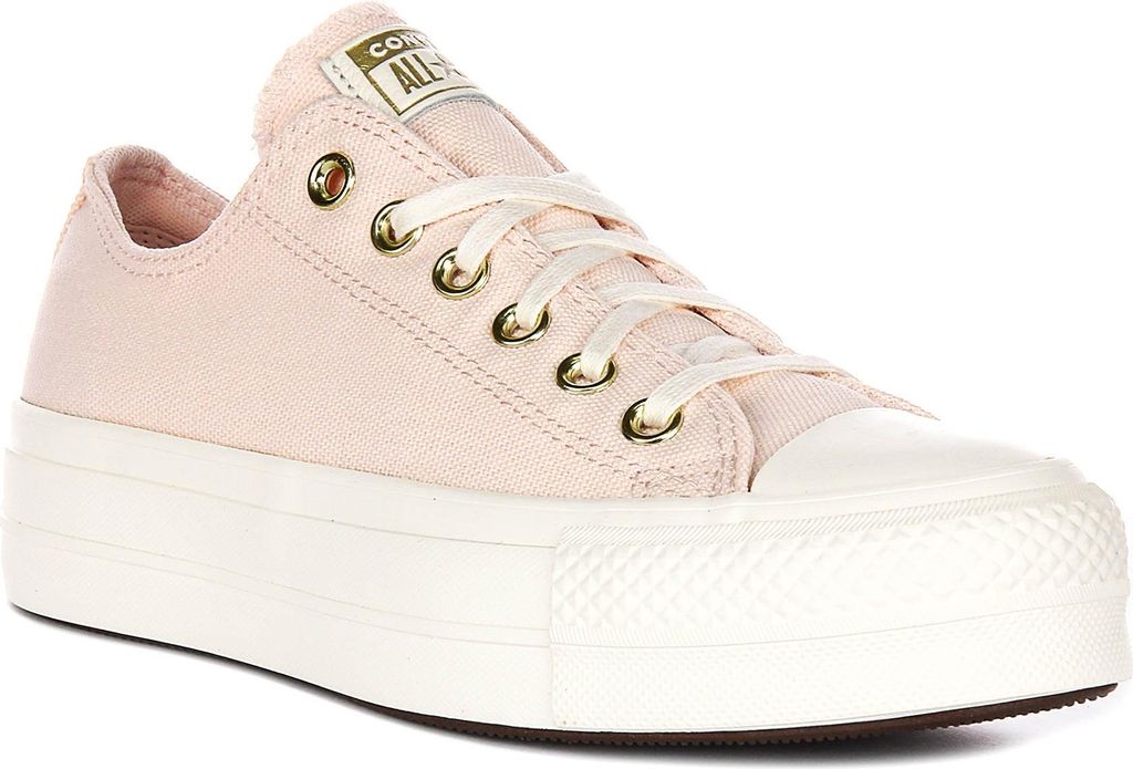 Converse Chuck Taylor All Star Lift Ox A12584C in Rosé für Damen – 6.5 UK - 39.5 EU - 8.5 US / Rose