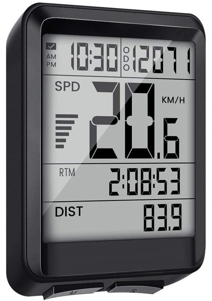 Strex Draadloze Fietscomputer - 17 Functies - Extra Groot Productafbeelding 