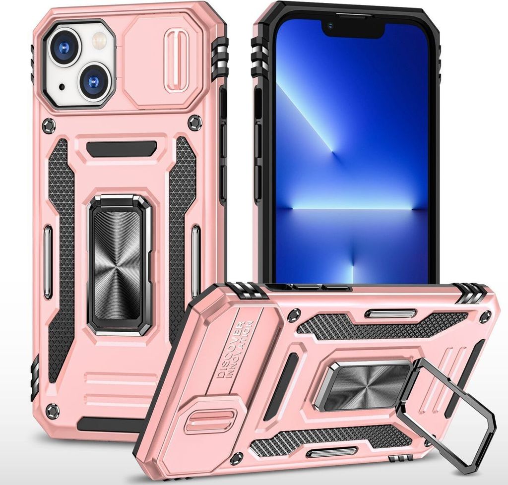 König Design Hülle kompatibel mit Apple iPhone 15 Plus Kunststoff Soft Handyhülle - Handy Case Roségold