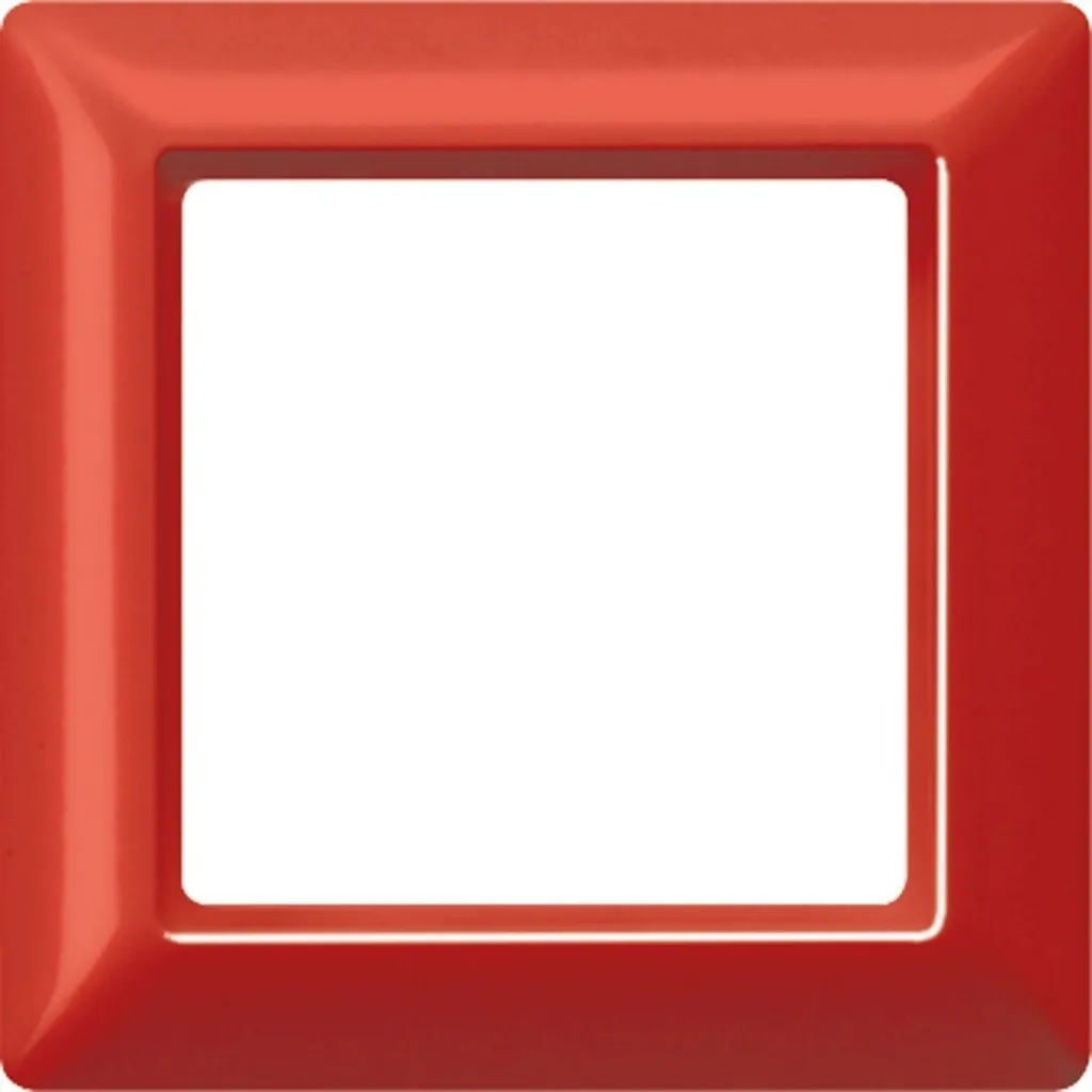 Rénovez vos Interrupteurs avec le Cadre Jung AS 581 GL RT Rouge 1 Pos