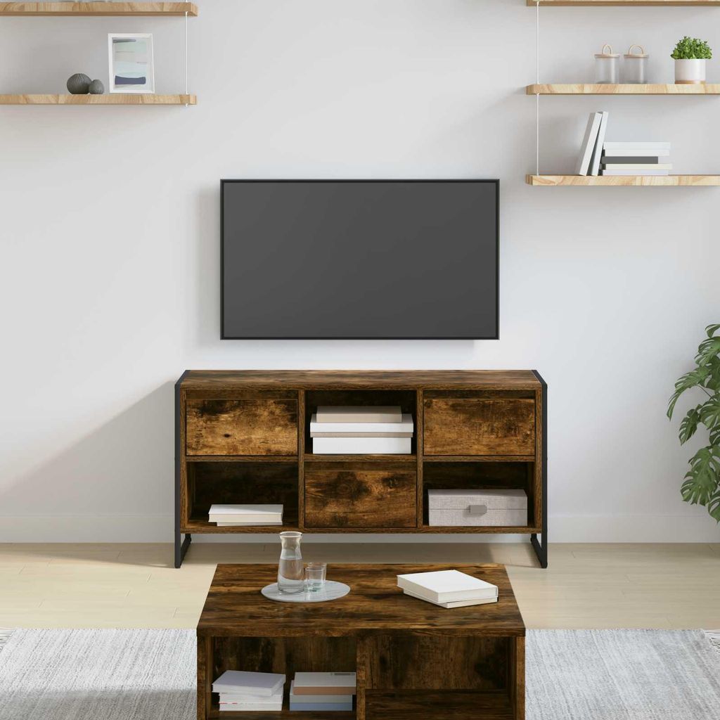 Maison Exclusive - TV-Schränk Raucharbe 100 x 36 x 49,5 cm Holzwerkstoff