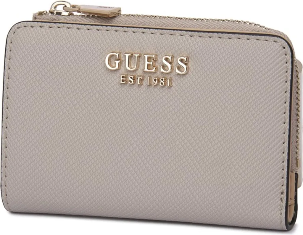Grand Portefeuille Femme Guess en Simili Cuir Taupe - Collection Chic