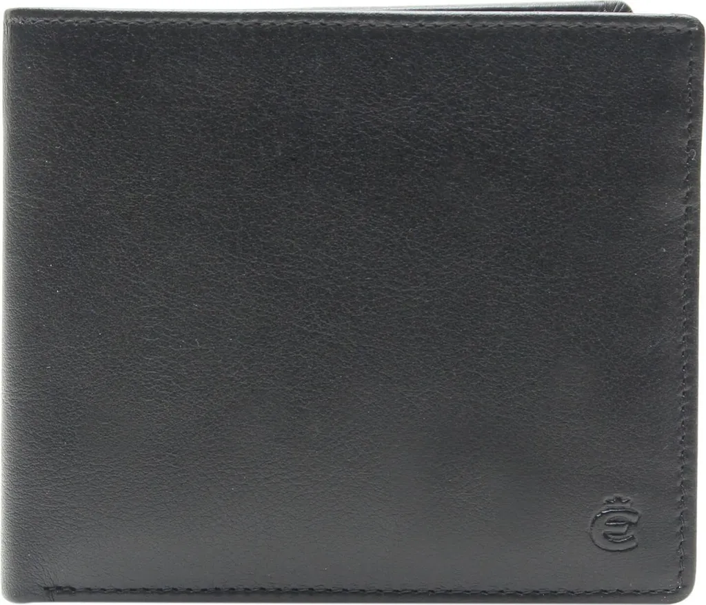 Portafoglio Esquire Logo Billfold Black - L'Accessorio Must-Have Nero