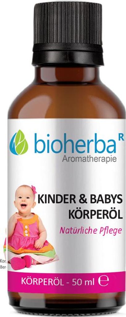Bioherba Kinder & Babys Körperöl Pflegeöl mit Lavendel & Mandel 50 ml