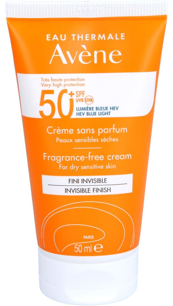 Avene Sun Face Cream SPF 50+ 50 ml Obrázok produktu 