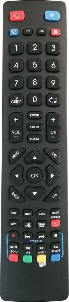Ersatz Fernbedienung passend für Xoro HTC2444 TV-Gerät