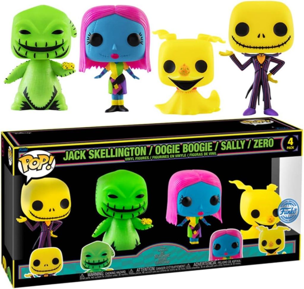 Funko POP! Nightmare before Christmas 4-Pack Obrázek produktu 