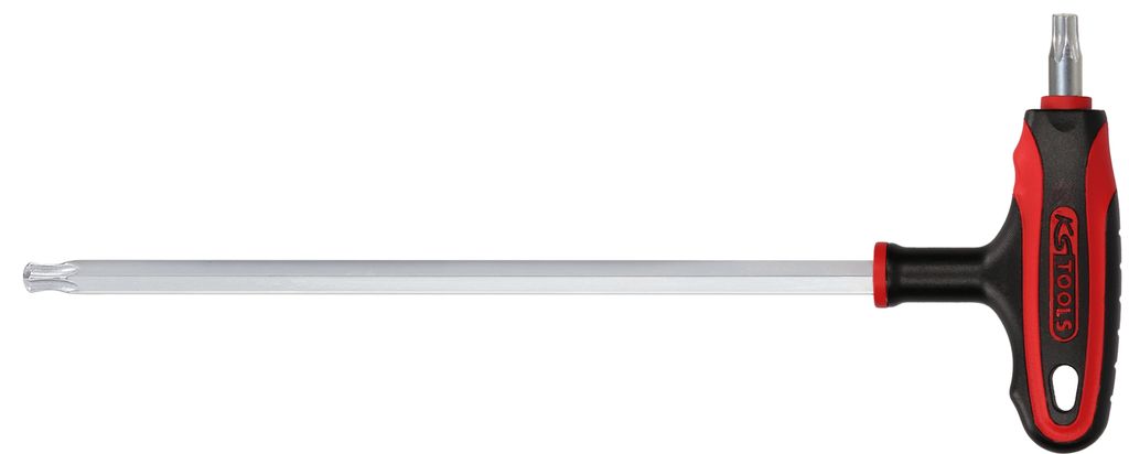 KS Tools T-Griff-Winkelstiftschlüssel Torx Kugelkopf,T40, 151.2761