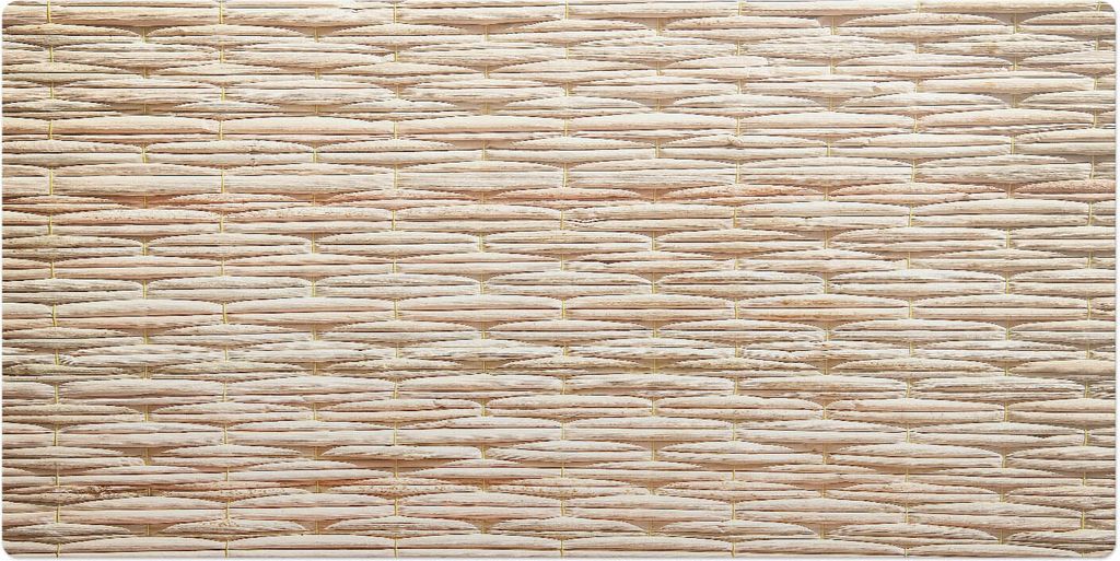 Natürliches Geflecht– Schreibtischunterlage – Schreibtisch Tischunterlage – 100x50 cm – Unterlage Groß Schreibtischmatte