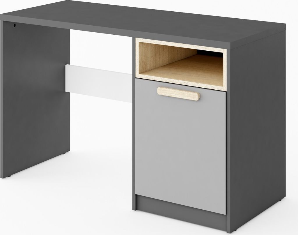 Furniture24 Schreibtisch Pok PO09, Kinderschreibtisch, Schülerschreibtisch, Arbeitstisch, Computertisch, PC-Tisch für Jugendzimmer