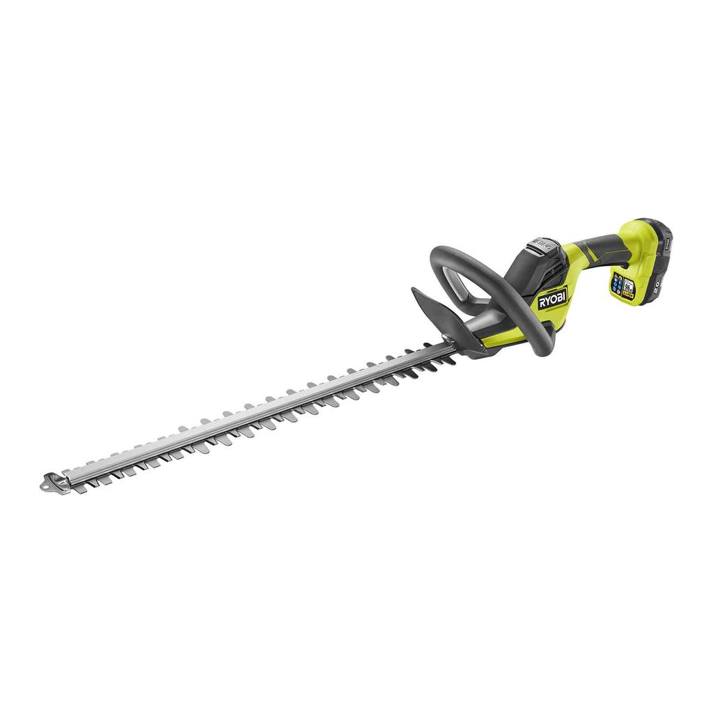 ONE+ Akku-Heckenschere RY18HT55A-120, 18Volt (grün/schwarz, Li-Ionen Akku 2,0Ah)