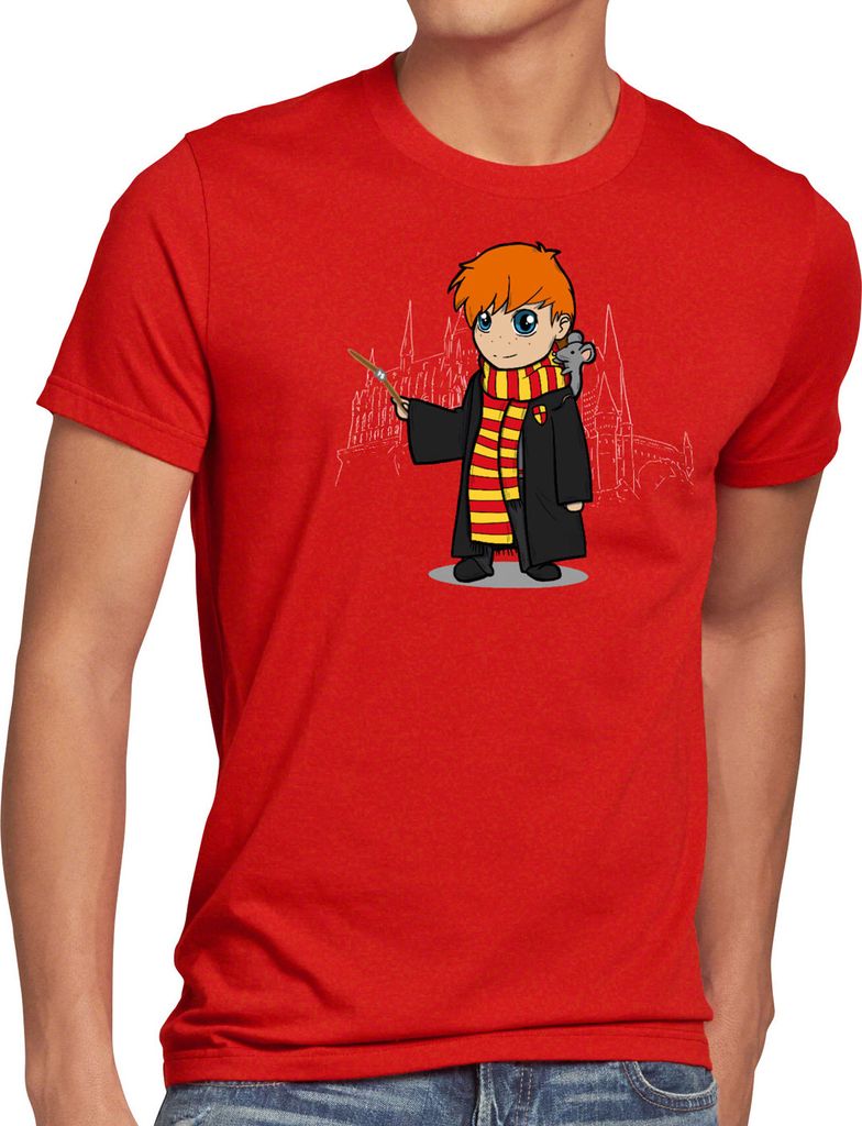 BaumwolleCloud Chibi Ron Herren T-Shirt anime manga zauberei