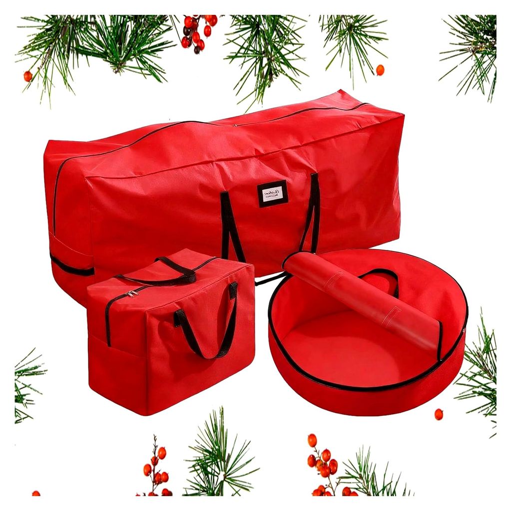 Aufbewahrungstasche für Weihnachtsbaum | Organizer für Dekoration und Lagerung, Staubschutz für künstliche Tannenbäume – für Zuhause, Büro...