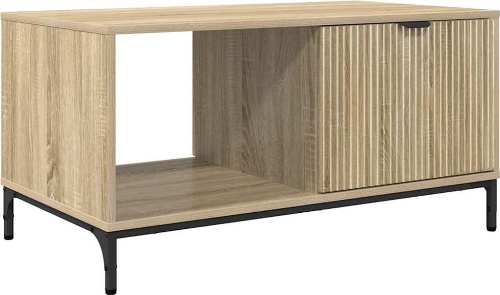 vidaXL Couchtisch Sonoma-Eiche 90 x 49 x 46 cm Holzwerkstoff