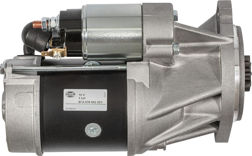 Anlasser Starter 12 V 3 kW 9 Zähne HELLA passend für u.a. HITACHI
