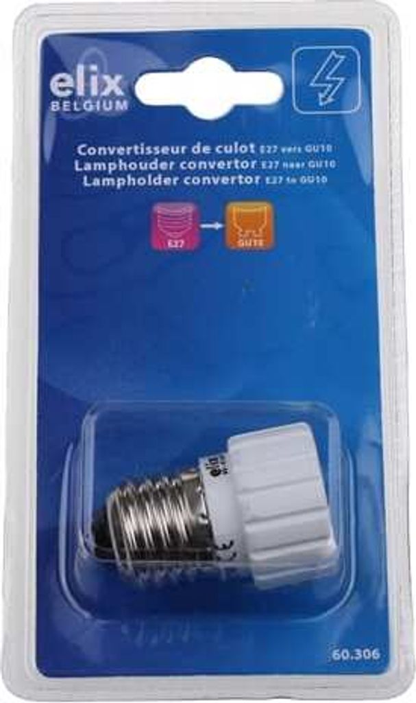UNIVERSEEL - Adaptator lamp E27 GU10 Konverter -