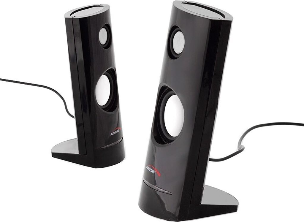 Audiocore AC860 reproduktor 2-pásmový 4 W čierny káblový Obrázok produktu 4