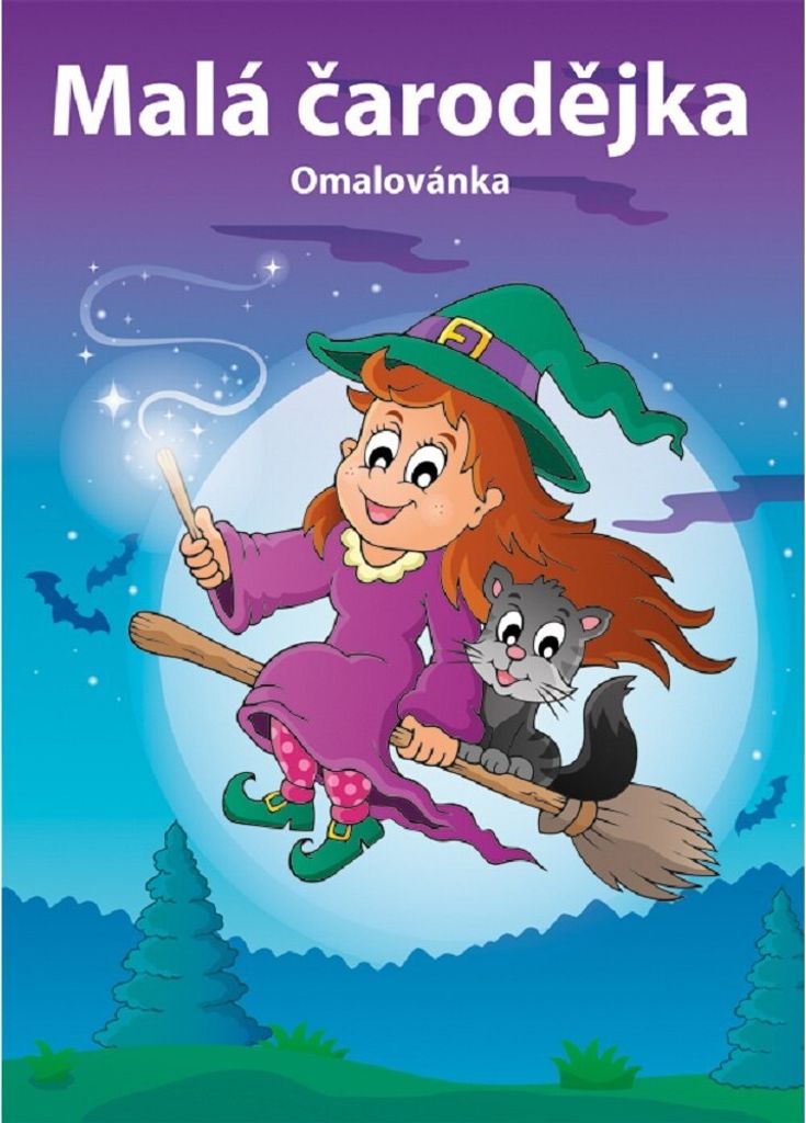 Omalovánka A5 - Malá čarodějka