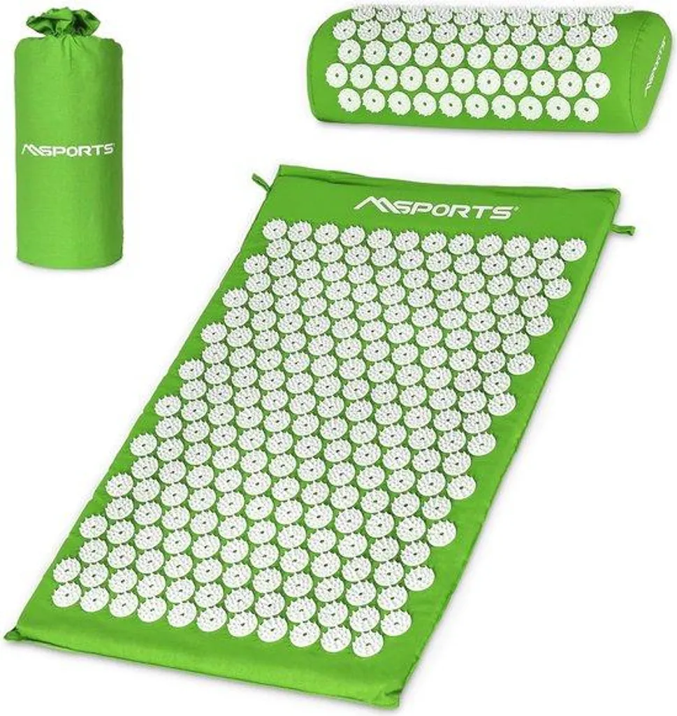Tapis de massage avec coussin d'acupression et application bien-être