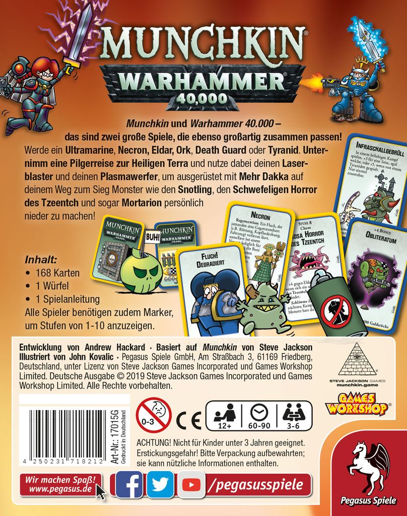 Munchkin Warhammer 40.000 Produktbild 2