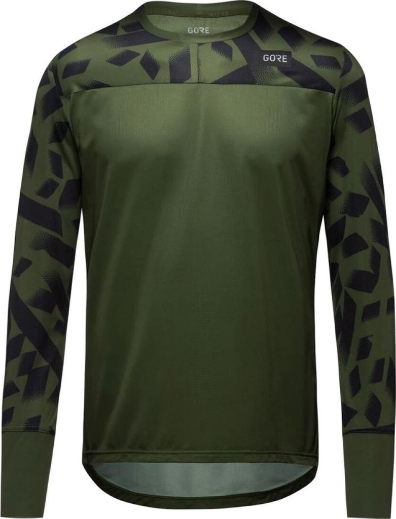 GORE Langarm Fahrrad-Shirt - TRAILKPR - Schwarz/Grau S