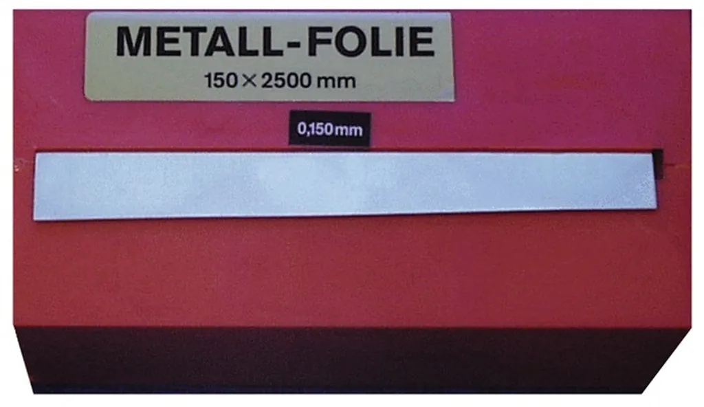 Feuille métallique ultra fine 0,200mm STA dimensions 2500x150mm résistante
