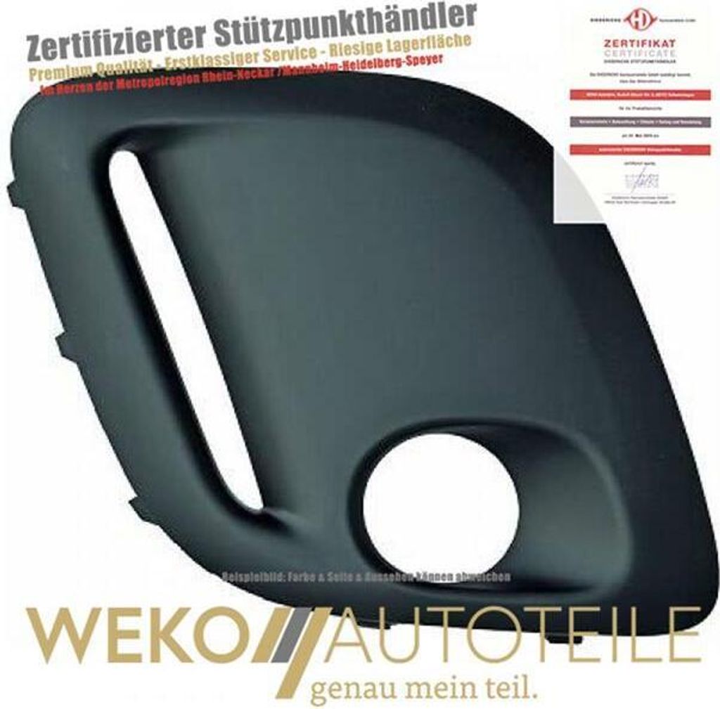 Lüftungsgitter Stoßstange rechts DIEDERICHS 4080264 für CITROËN