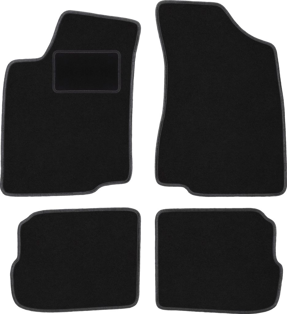 Schwarze Veloursmatten für: Volkswagen Passat B4 Kombi, Limousine (1993-1997)