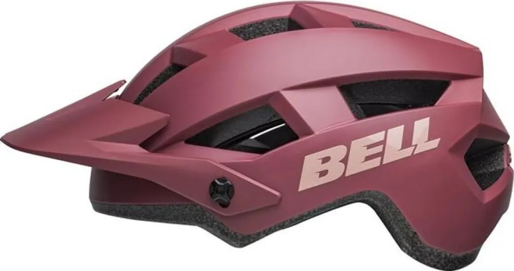 Casque de Vélo Polyvalent Bell Spark 2 Bordeaux pour Cyclisme de Loisir