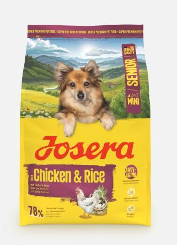 Josera - Hundefutter - Mini Senior Chicken & Rice 3 KG