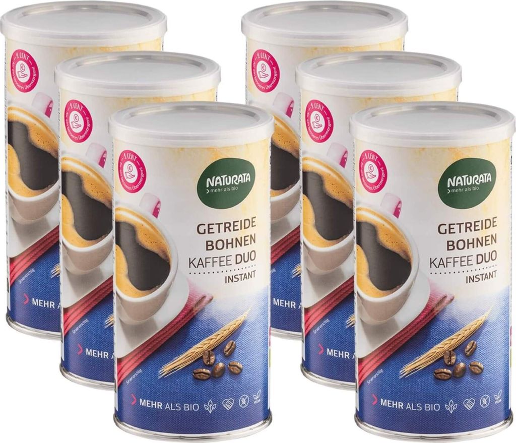 Getreide-Bohnenkaffee Duo, instant, 6 x 100 g Produktbild 